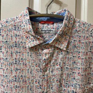 NWOT Tommy Bahama Cocktails short sleeve shirt XL 4th of July  Father's Day